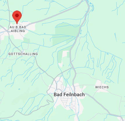 Karte mit dem Standort der Ferienwohnung Bergblick in Bad Feilnbach